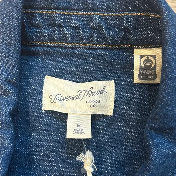 NWT button up jumper dress size M - Picture 4 of 4